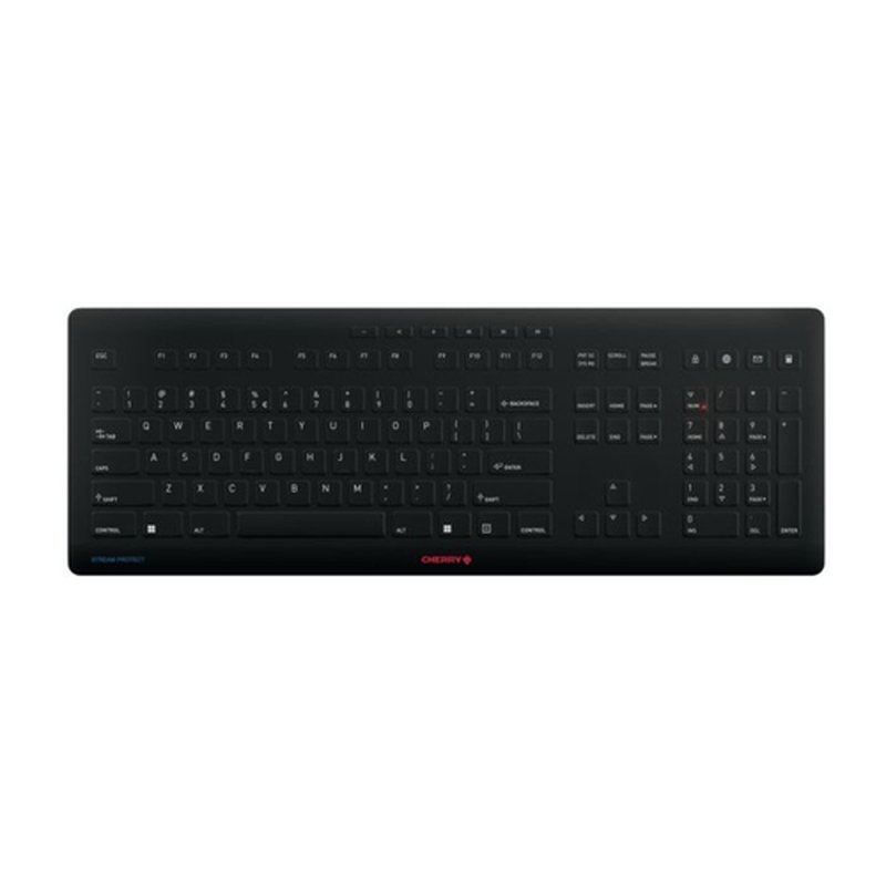 CHERRY Stream teclado RF inalámbrica + USB QWERTY Inglés Negro