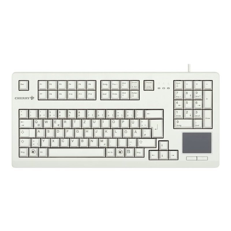 CHERRY TouchBoard G80-11900 teclado USB QWERTY Inglés Gris CHERRY TouchBoard G80-11900 teclado USB QWERTY Inglés Gris
