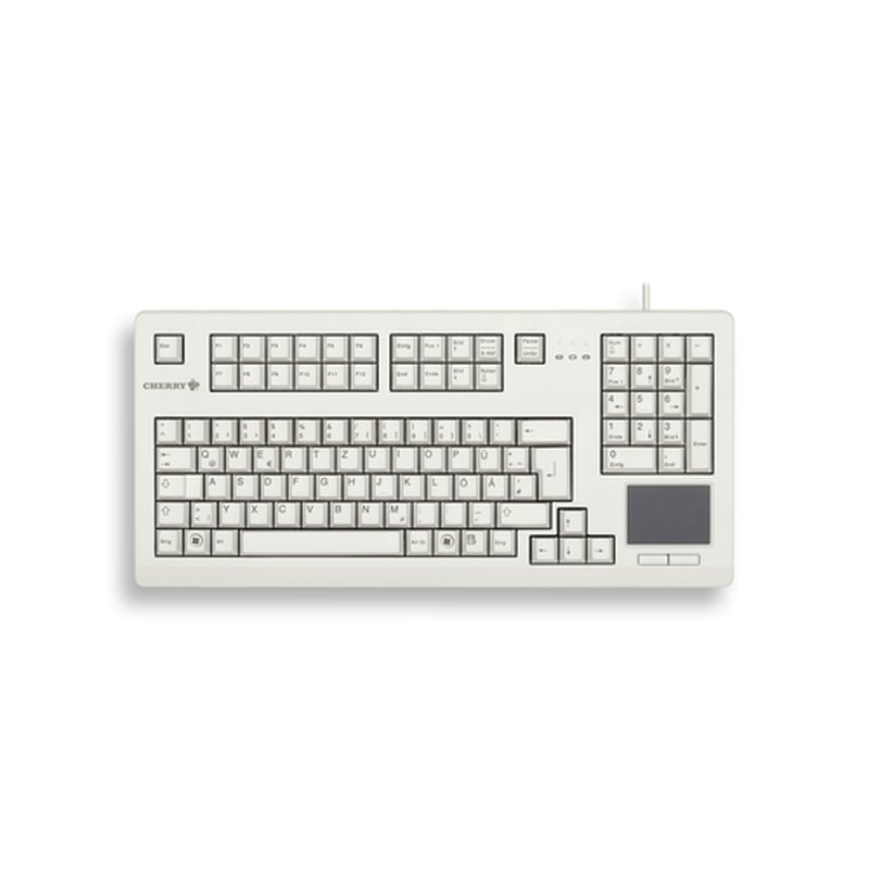 CHERRY TouchBoard G80-11900 teclado USB QWERTY Inglés Gris CHERRY TouchBoard G80-11900 teclado USB QWERTY Inglés Gris