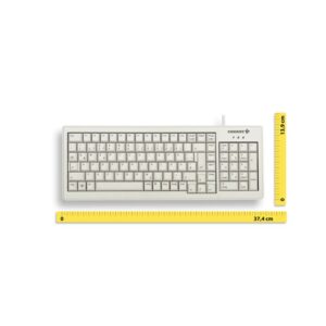 CHERRY XS G84-5200 teclado USB + PS/2 AZERTY Francés Gris