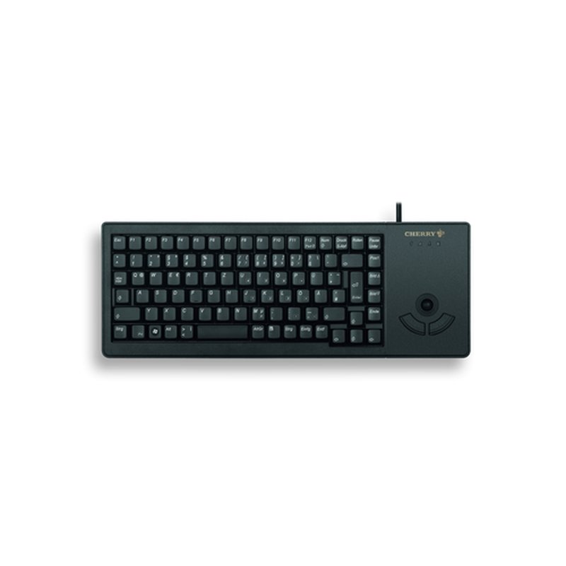 CHERRY XS Trackball teclado USB QWERTY Nórdico Negro