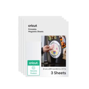 CRICUT PRINTABLE MAGNET SHEETS A4 (3) WHITE