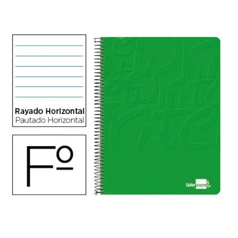 CUADERNO ESPIRAL LIDERPAPEL FOLI | PACK 10 UNIDADES CUADERNO ESPIRAL LIDERPAPEL FOLI | PACK 10 UNIDADES
