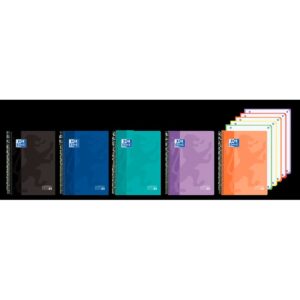 CUADERNO EUROPEANBOOK 5 TAPA PLÁSTICO CLASSIC A4+ 120H VIVOS OXFORD 400196862 OXFORD 400196862 | PACK 5 UNIDADES