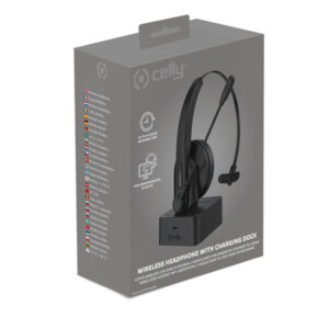 Celly SWHEADSETMONO Auriculares Inalámbrico Diadema Oficina/Centro de llamadas Bluetooth Base de carga Negro Celly SWHEADSETMONO Auriculares Inalámbrico Diadema Oficina/Centro de llamadas Bluetooth Base de carga Negro