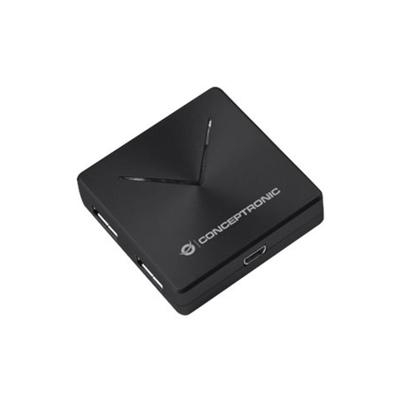 Conceptronic HUBBIES02B hub de interfaz USB 3.2 Gen 1 (3.1 Gen 1) Mini-B 5000 Mbit/s Negro