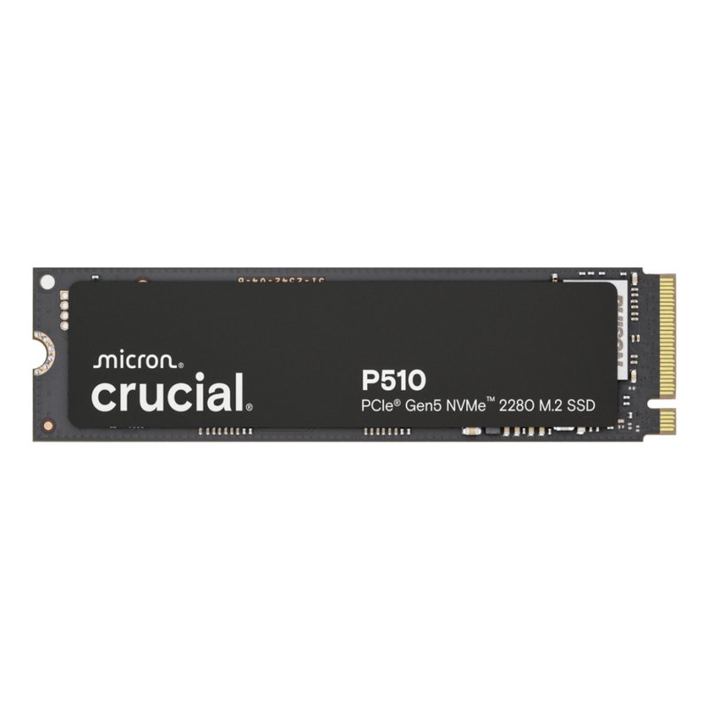Crucial P510 1TB PCIe Gen5 NVMe M.2 SSD Crucial P510 1TB PCIe Gen5 NVMe M.2 SSD