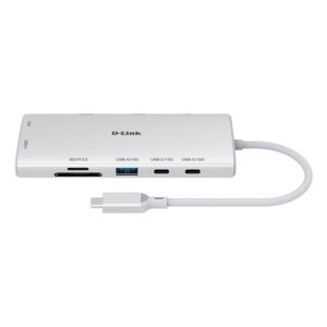 D-Link DUP-A01 hub de interfaz USB 3.2 Gen 1 (3.1 Gen 1) Type-C 10000 Mbit/s Blanco