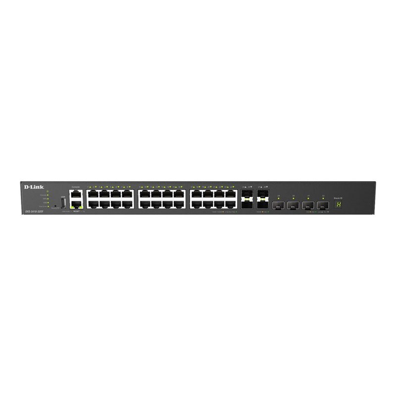 D-Link DXS-3410-32XY switch Gestionado L3 Fast Ethernet (10/100) Negro