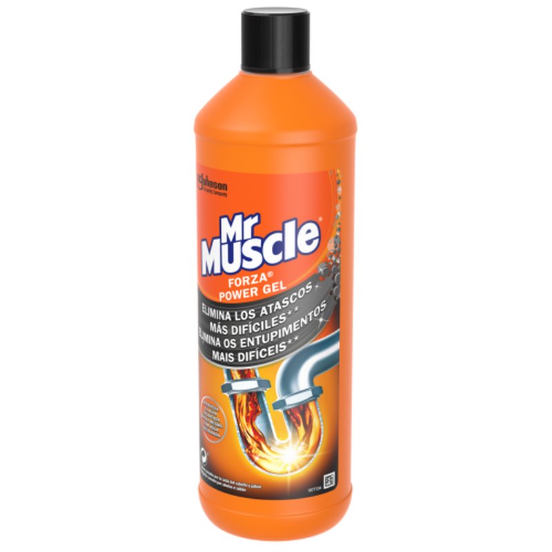 DESATASCADOR EN BOTELLA MUSCLE FORZA GEL 1 LITRO SC JOHNSON J338967