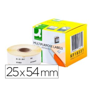 ETIQUETA ADHESIVA PERMANENTE Q-C