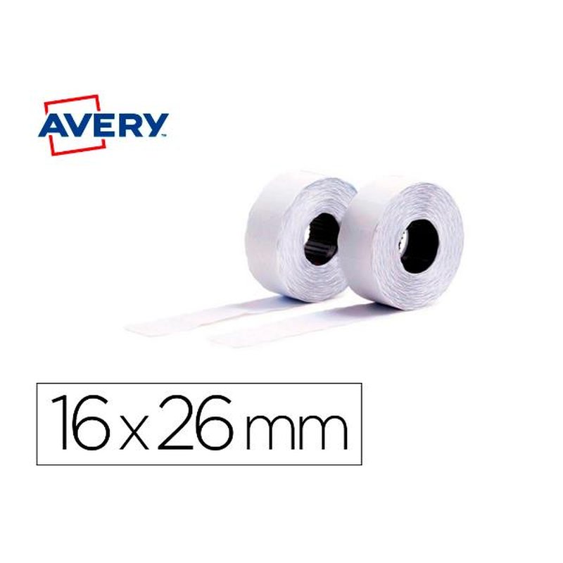 ETIQUETA AVERY ONDULADA BLANCA P