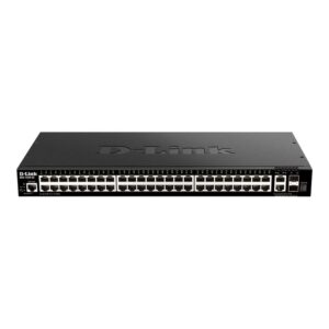 D-Link DGS-1520-52/E switch Gestionado L3 10G Ethernet (100/1000/10000) 1U Negro