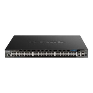 D-Link DGS-1520-52MP Gestionado L3 Gigabit Ethernet (10/100/1000) Energía sobre Ethernet (PoE) 1U Negro