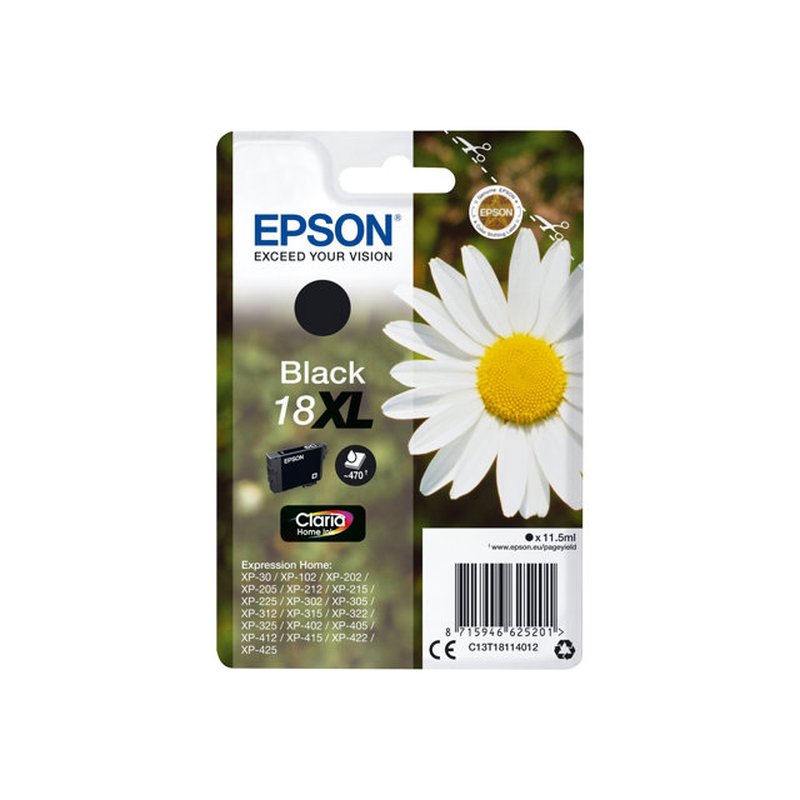 Epson Daisy Cartucho 18XL negro (etiqueta RF)