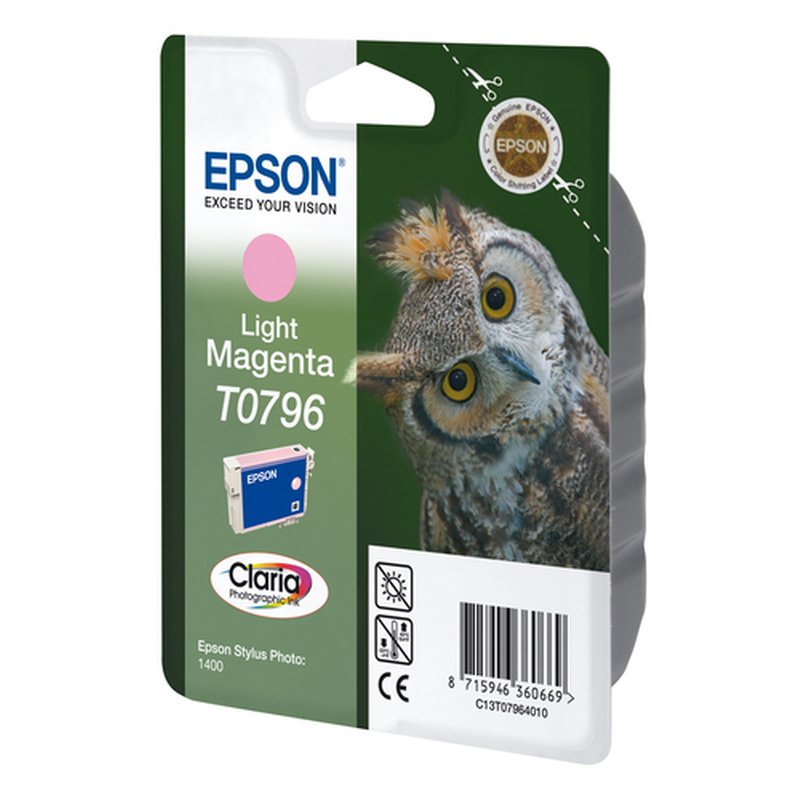 Epson Owl Cartucho T0796 magenta claro Epson Owl Cartucho T0796 magenta claro - Imagen 2