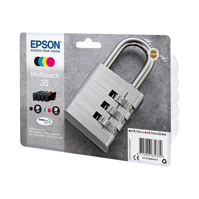 Epson Padlock Multipack 4-colours 35 DURABrite Ultra Ink