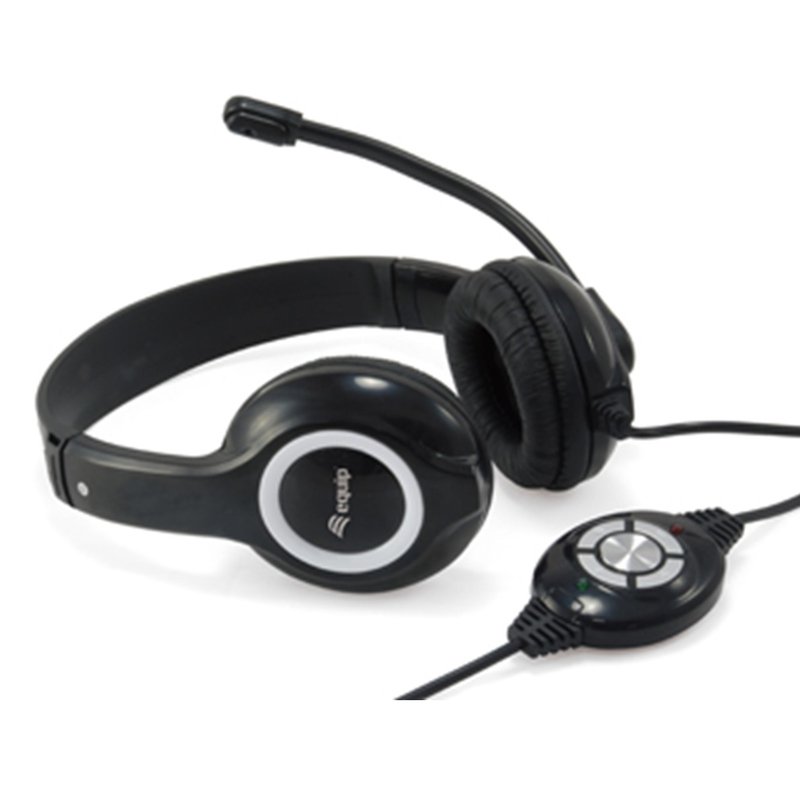Equip 245301 auricular y casco Auriculares Alámbrico Diadema Llamadas/Música USB tipo A Negro Equip 245301 auricular y casco Auriculares Alámbrico Diadema Llamadas/Música USB tipo A Negro