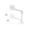 Ergotron NX Monitor Arm White Ergotron NX Monitor Arm White