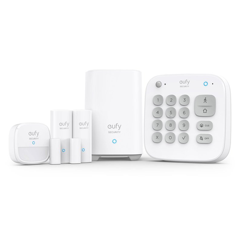 Eufy Security 5 piezas Smart Home Set, sistema de seguridad inteligente para el hogar, con cerradura de puerta, sensor de movimiento, 2 sensores de robo, sistema de alarma, compatible con eufyCam - Imagen 2