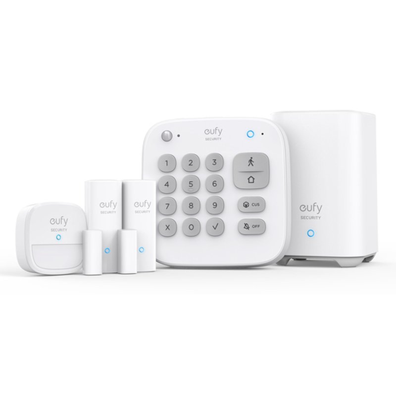 Eufy Security 5 piezas Smart Home Set, sistema de seguridad inteligente para el hogar, con cerradura de puerta, sensor de movimiento, 2 sensores de robo, sistema de alarma, compatible con eufyCam - Imagen 3