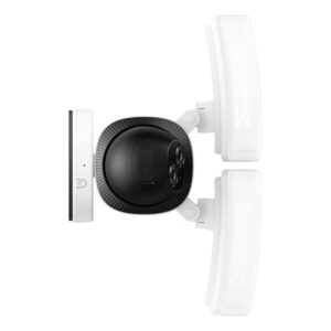 Alternative view of Eufy Security Floodlight Camera E340 con cable, giro de 360° e inclinación, grabación ininterrumpida, Wi-Fi de doble banda, 2000 lúmenes, activada por movimiento, cámara doble, compatible con HomeBase 3, almacenamiento local, sin cuota mensual