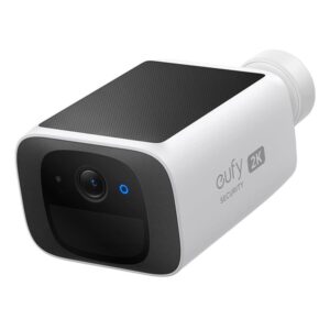 Eufy Security SoloCam S220, Camara vigilancia WiFi Exterior, Camara vigilancia WiFi Exterior Solar,2K resolución, IP67, nessun canone mensile, No se Requiere HomeBase