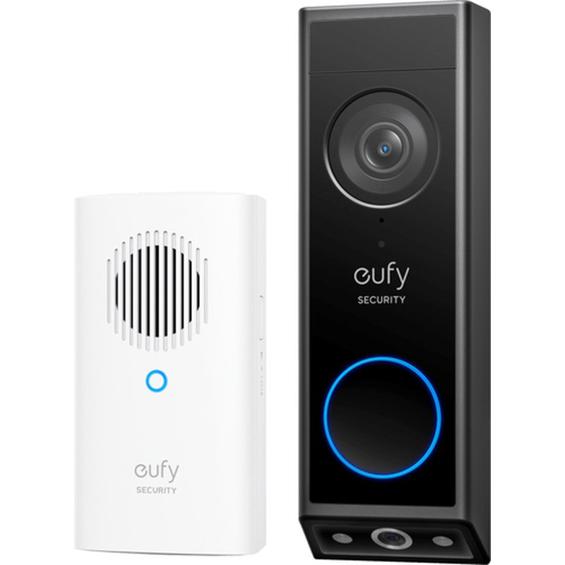 Eufy Security Video Doorbell E340, cámara doble con sistema de control de entregas, 2K Full HD y visión nocturna a color, por cable o con batería, timbre inalámbrico, almacenamiento local ampliable hasta 128 GB, sin cuotas mensuales Eufy Security Video Doorbell E340, cámara doble con sistema de control de entregas, 2K Full HD y visión nocturna a color, por cable o con batería, timbre inalámbrico, almacenamiento local ampliable hasta 128 GB, sin cuotas mensuales