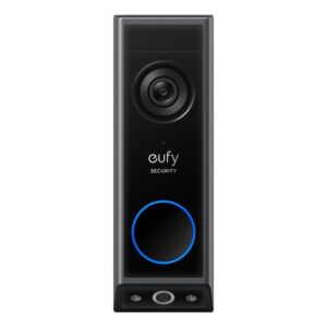 Alternative view of Eufy Security Video Doorbell E340, cámara doble con sistema de control de entregas, 2K Full HD y visión nocturna a color, por cable o con batería, timbre inalámbrico, almacenamiento local ampliable hasta 128 GB, sin cuotas mensuales