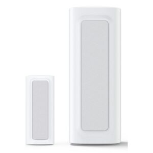Eufy Security by Anker, Sensor de Puerta, Detecta Apertura/Cierre de Puertas y Ventanas, Envía Alarma, Dispara Alarma, 2 años de batería, Requiere Security HomeBase/HomeBase E