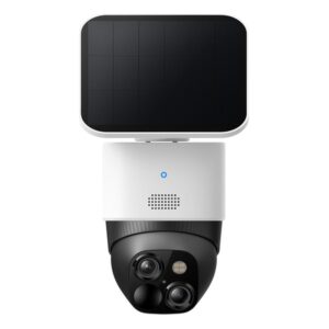 Alternative view of Eufy SoloCam S340, cámara solar de seguridad, cámara exterior inalámbrica, vigilancia de 360°, sin puntos ciegos, Wi - Fi 2,4 GHz, sin cuotas mensuales, compatible con HomeBase 3