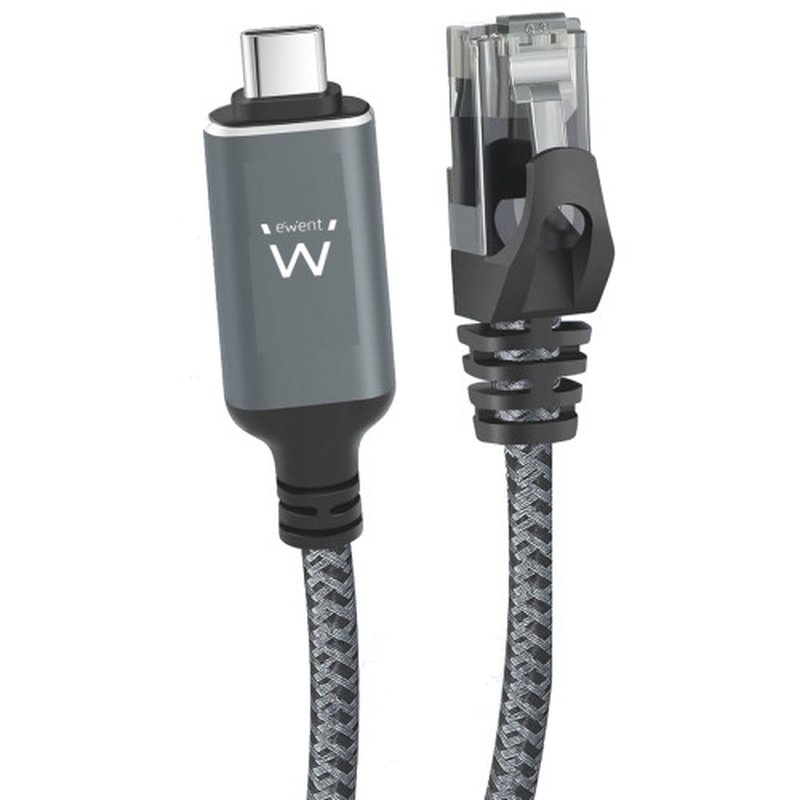 Ewent EC2004 cable de red Negro, Gris 4 m Cat6