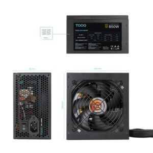 TooQ Fuente de alimentación ATX 850W APFC 80Plus Bronze