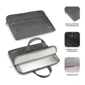Alternative view of FUNDA PORTATIL SUBBLIM BUSINESS LAPTOP SLEEVE 13,3-14" GREY