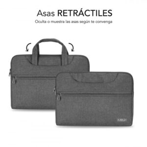 FUNDA PORTATIL SUBBLIM BUSINESS LAPTOP SLEEVE 13,3-14" GREY