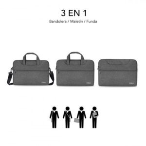 FUNDA PORTATIL SUBBLIM BUSINESS LAPTOP SLEEVE 13,3-14" GREY