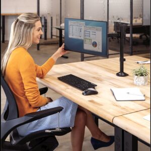 Fellowes Reflex 8502501 soporte para monitor 81,3 cm (32") Negro Escritorio