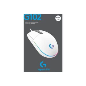 G102 LIGHTSYNC Gaming Mouse White EER
