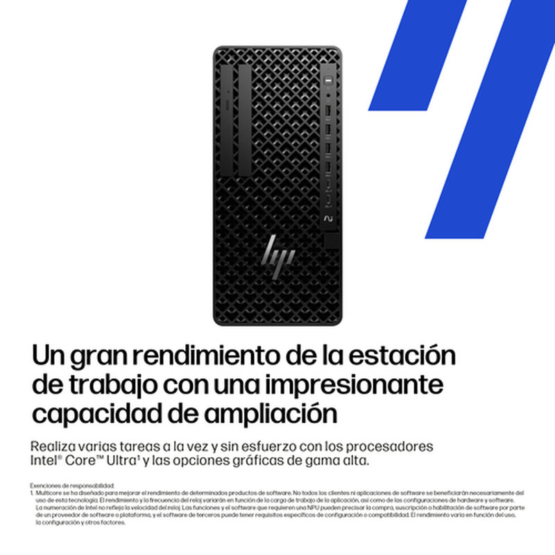 HP 1Z Tower G1i Wolf Pro Security Edition Intel Core Ultra 9 285 32 GB DDR5-SDRAM 1 TB SSD NVIDIA GeForce RTX 5060 Ti Windows 11 Pro Torre Puesto de trabajo AI Workstation, AI PC Negro - Imagen 4