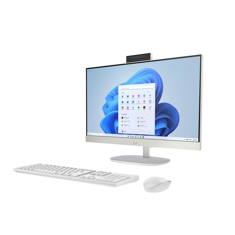 HP All-in-One 24-cr0138ns PC AMD Ryzen™ 3 7320U 60,5 cm (23.8") 1920 x 1080 Pixeles PC todo en uno 8 GB LPDDR5-SDRAM 512 GB SSD FreeDOS Wi-Fi 6 (802.11ax) Blanco