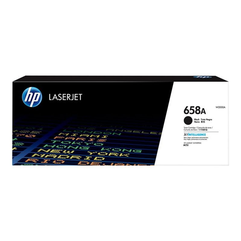 HP Cartucho de tóner Original LaserJet 658A negro HP Cartucho de tóner Original LaserJet 658A negro