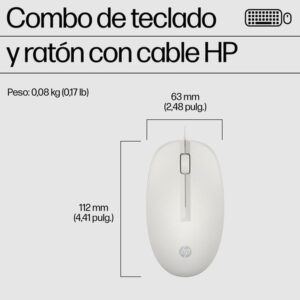 HP Combo de teclado y ratón con cable 225