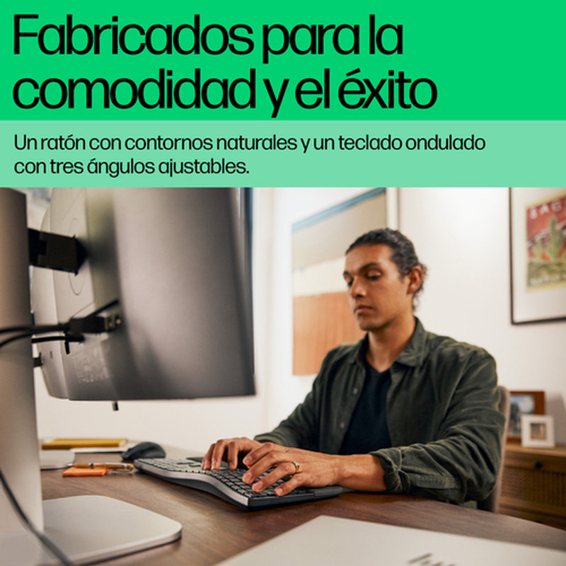 HP Combo de teclado y ratón en modo dual 680 Comfort - Imagen 4