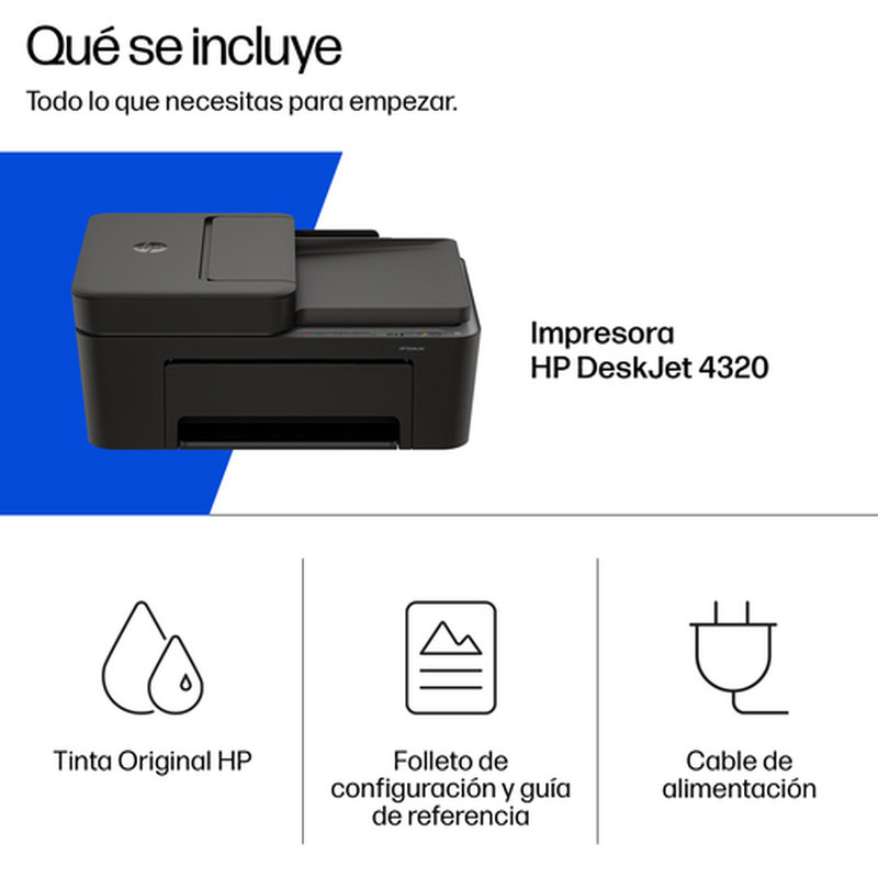 HP DeskJet 4320 Inalámbrico All-in-One Color Impresora HP DeskJet 4320 Inalámbrico All-in-One Color Impresora - Imagen 3