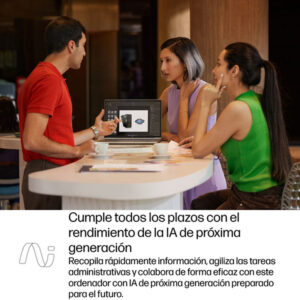 HP ProBook 4 G1q 14 inch Notebook Next Gen AI PC Wolf Pro Security Edition Copilot+ PC Qualcomm Snapdragon X1-26-100 35,6 cm (14") WUXGA 32 GB LPDDR5x-SDRAM Wi-Fi 6E (802.11ax) Windows 11 Pro