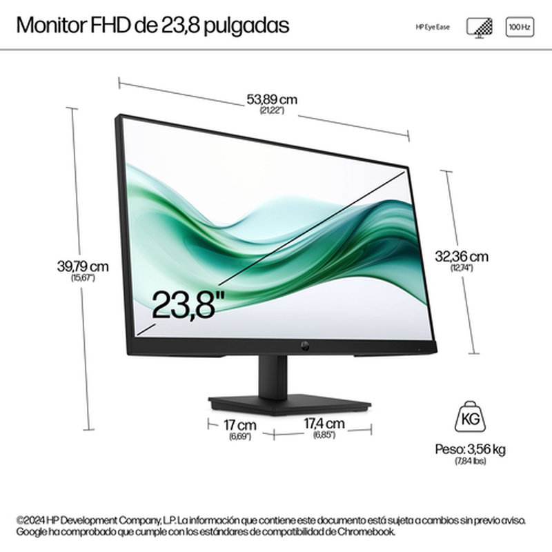 HP Series 3 Pro Monitor FHD de 23,8 pulgadas - 324pv - Imagen 3