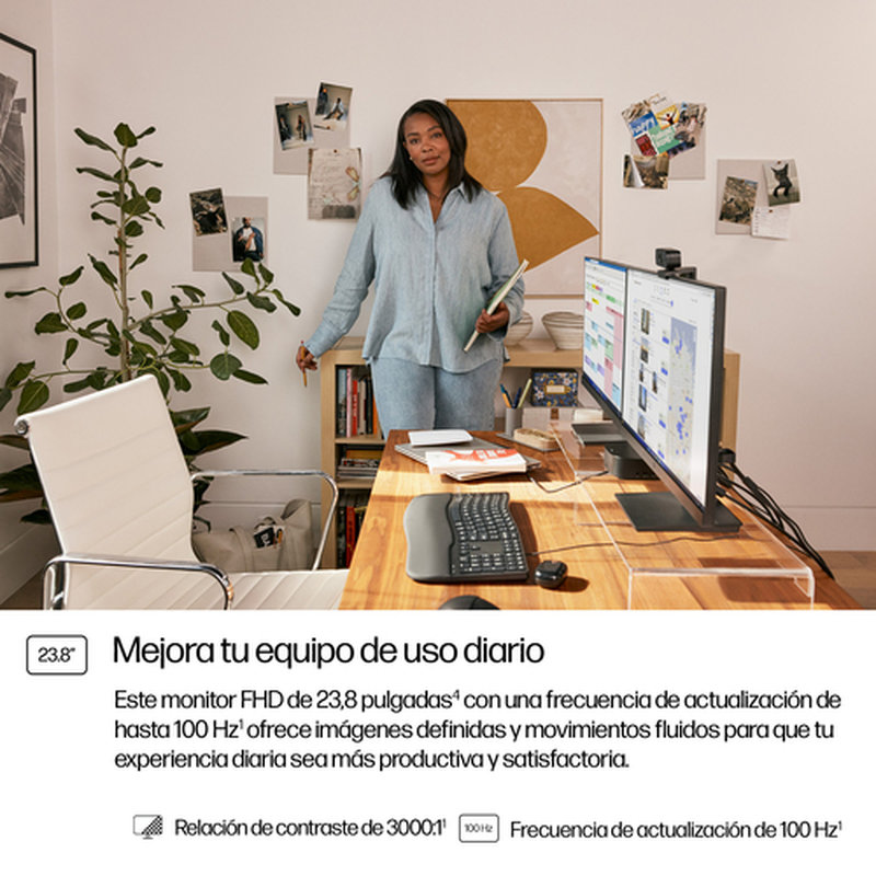 HP Series 3 Pro Monitor FHD de 23,8 pulgadas - 324pv - Imagen 4