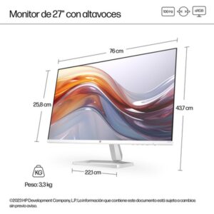 HP Series 5 27 inch FHD Monitor with Speakers - 527sa HP Series 5 27 inch FHD Monitor with Speakers - 527sa