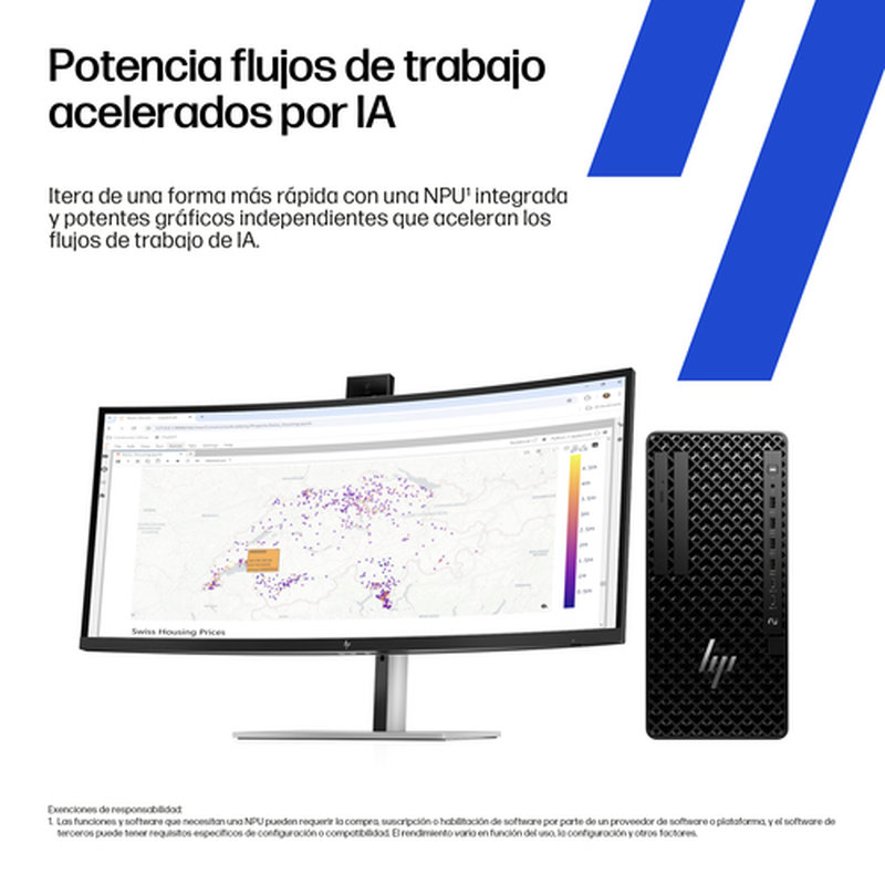 HP Z1 Tower G1i Desktop PC Wolf Pro Security Edition Intel Core Ultra 7 265 32 GB DDR5-SDRAM NVIDIA GeForce RTX 5060 Windows 11 Pro Torre AI Workstation, AI PC HP Z1 Tower G1i Desktop PC Wolf Pro Security Edition Intel Core Ultra 7 265 32 GB DDR5-SDRAM NVIDIA GeForce RTX 5060 Windows 11 Pro Torre AI Workstation, AI PC - Imagen 6