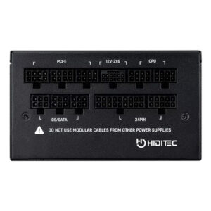 Hiditec GDX1050 v3 80PLUS GOLD ATX 3.1 PCIe 5.1 unidad de fuente de alimentación 1050 W 20+4 pin ATX Negro